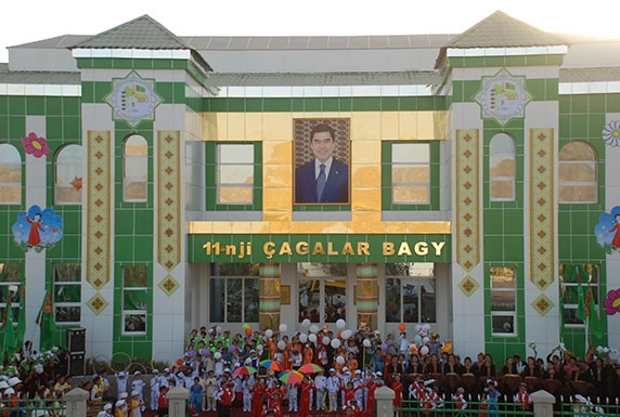 CONSTRUCTION AND EQUIPMENT OF A KINDERGARTEN FOR 200 CHILDREN IN YASHLYK VILLAGE OF KOYTENDAG ETRAP.